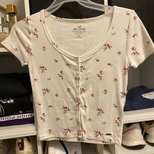 Cute Hollister floral baby tee